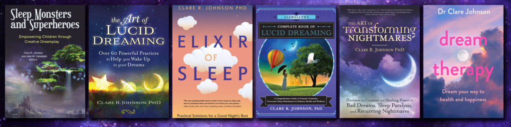 Dr Clare Johnson Books deepluciddreaming.com